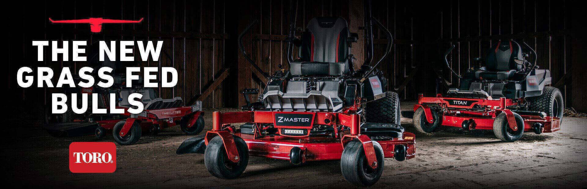 Toro Lawn Mowers - The New Grass Fed Bulls